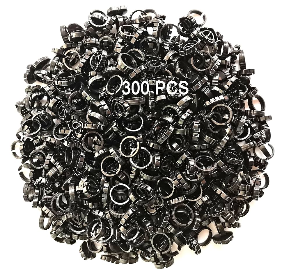 Flower Glue Rings